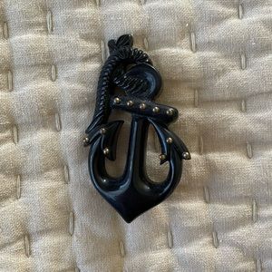 Madewell Nautical Anchor Pin / Brooch Accessory